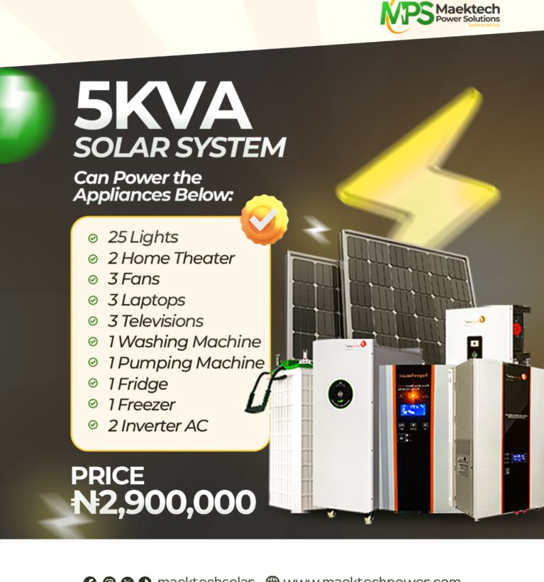 5KVA SOLAR SYSTEM